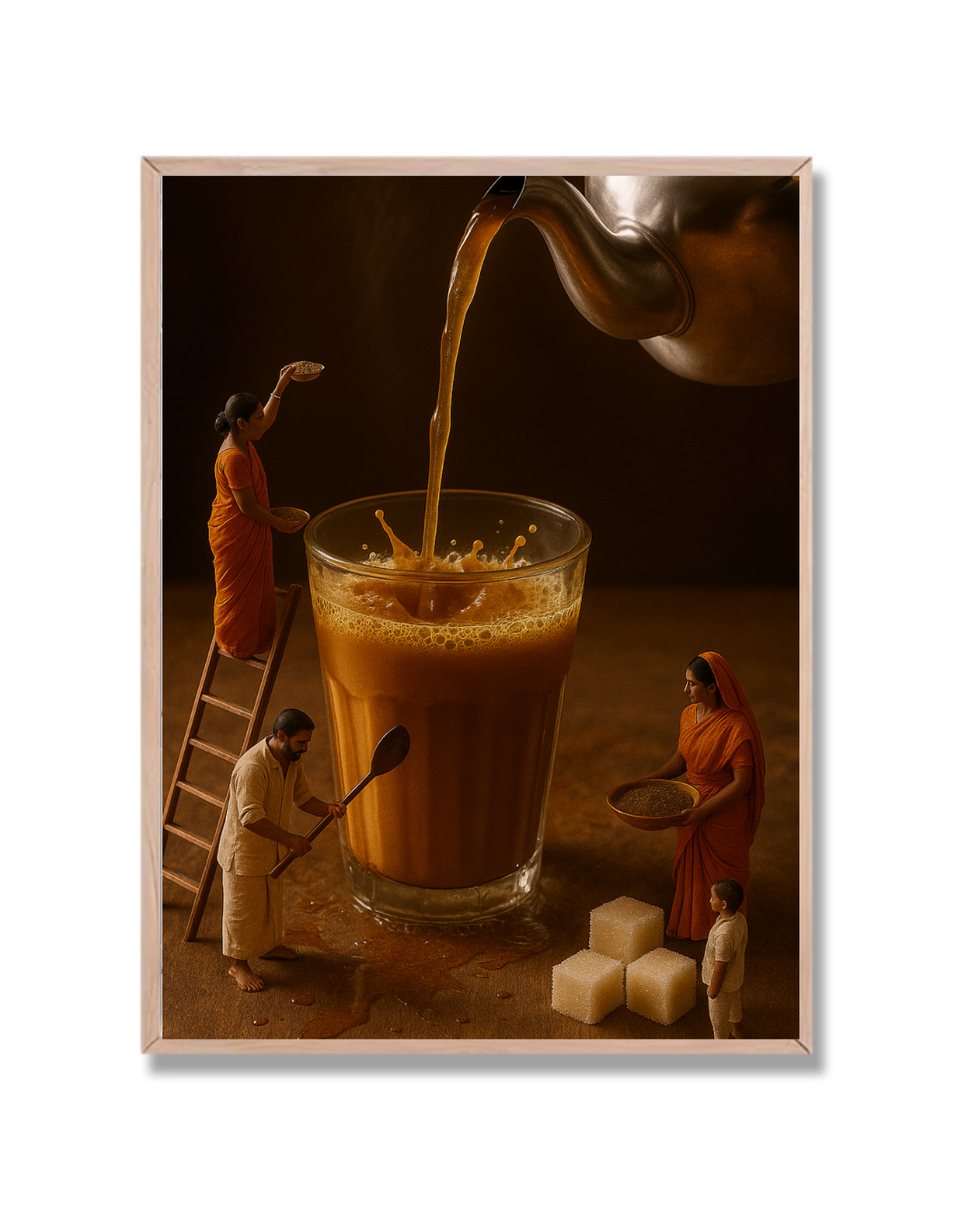 Té Chai en miniatura