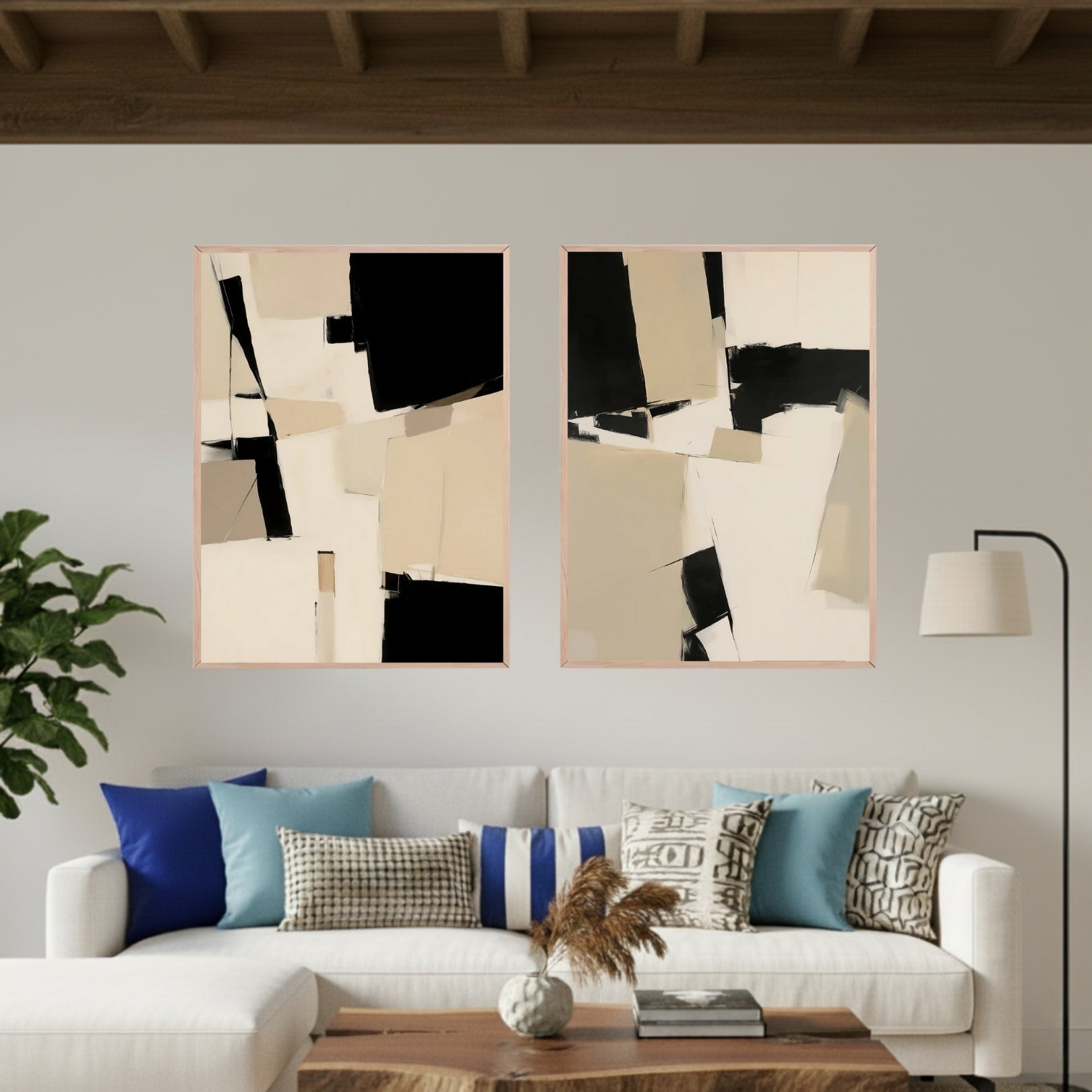 Set de 2 Abstracto #11