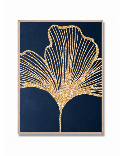 Hoja Dorada abstracta #1