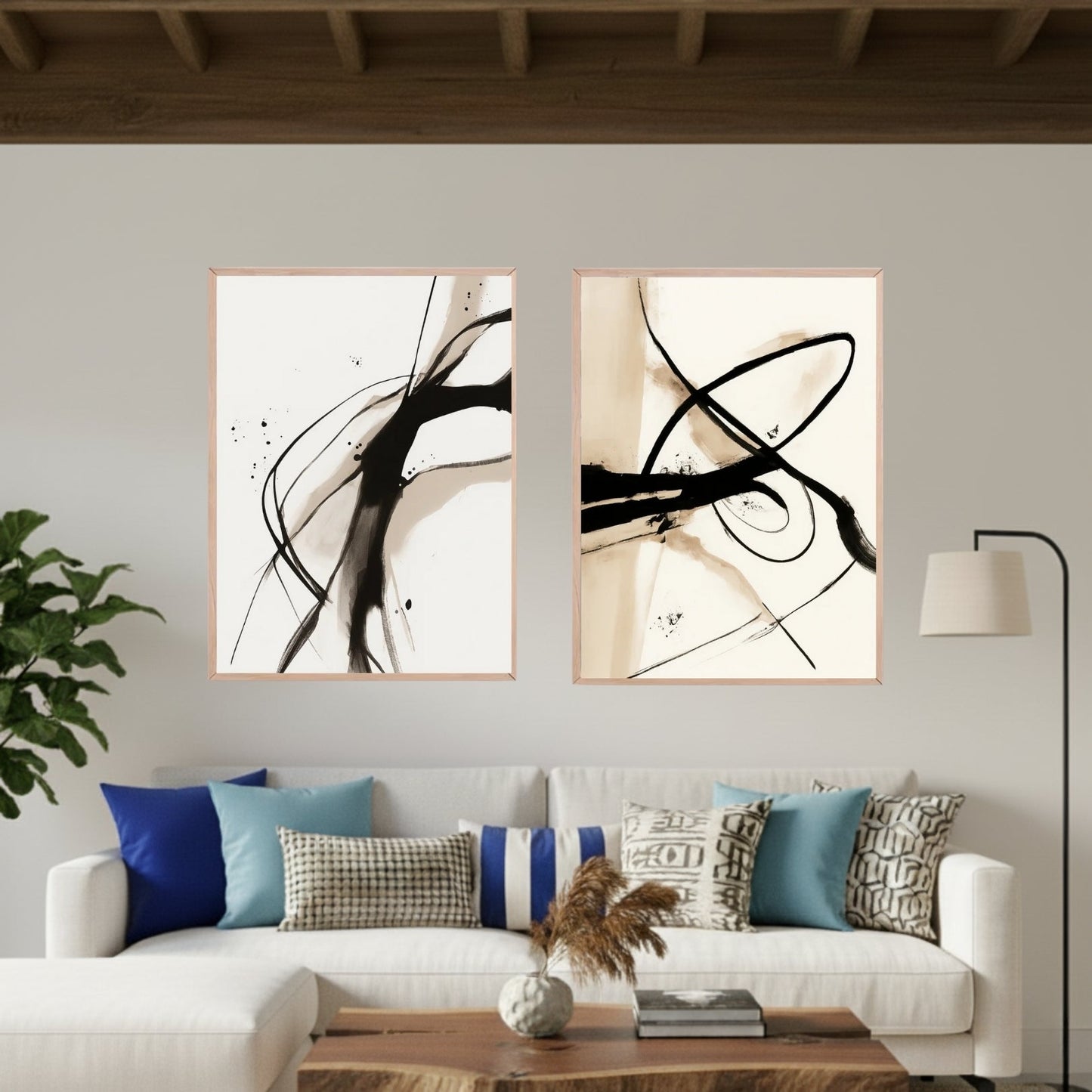 Set de 2 Líneas Negras