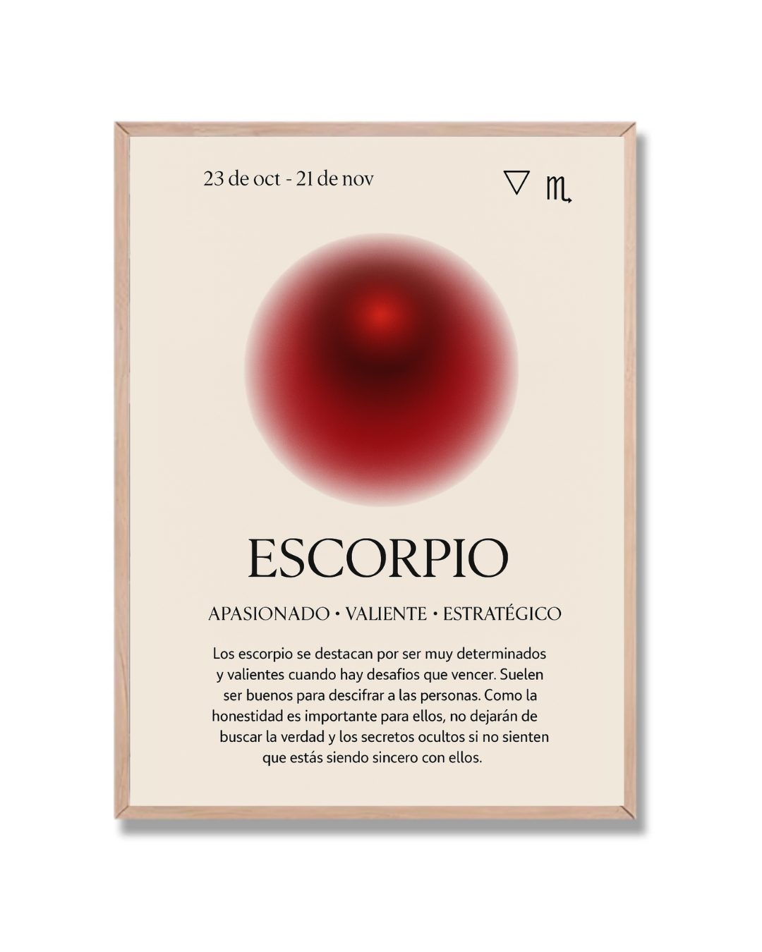 Escorpio aura descriptiva