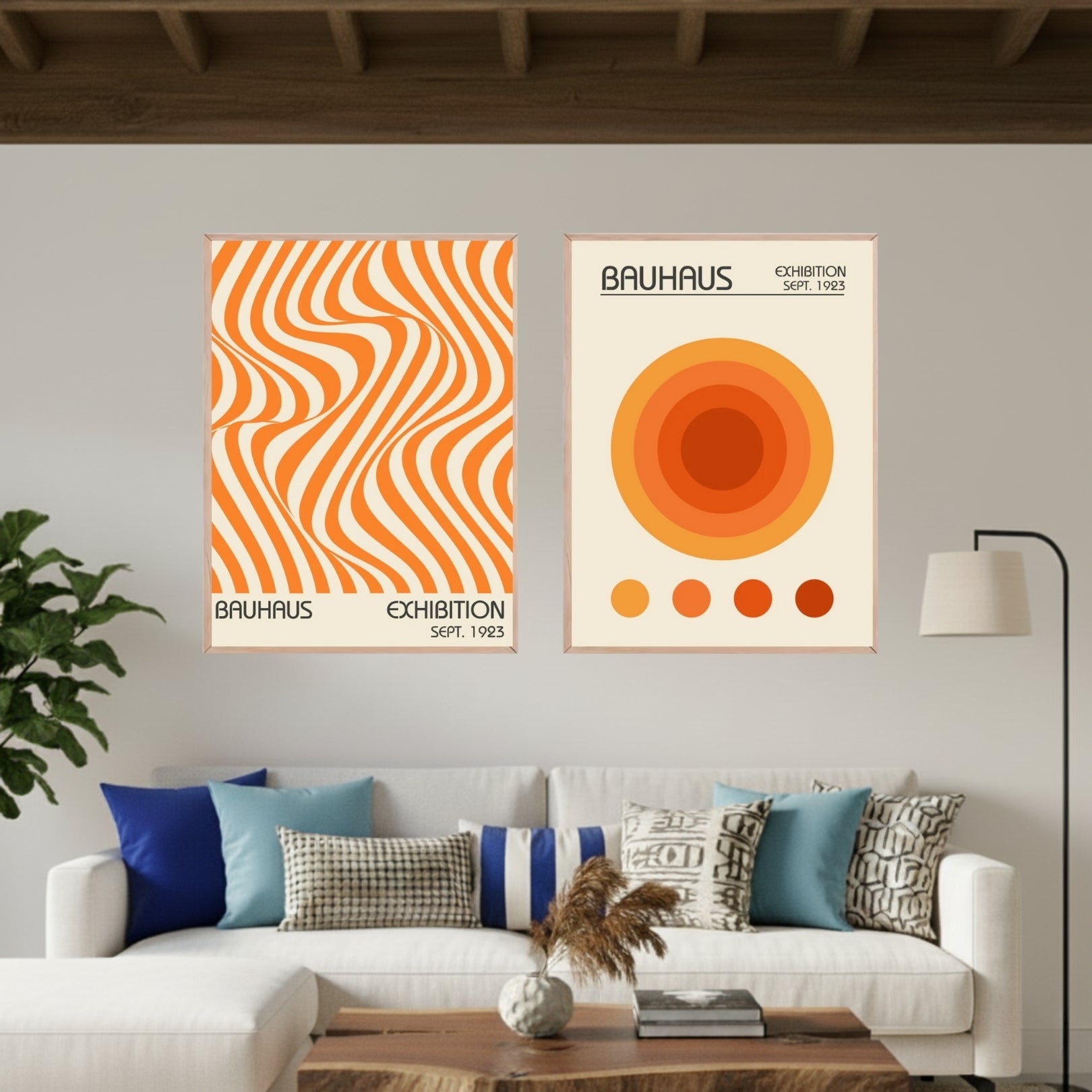 Set de 2 Bauhaus Naranja
