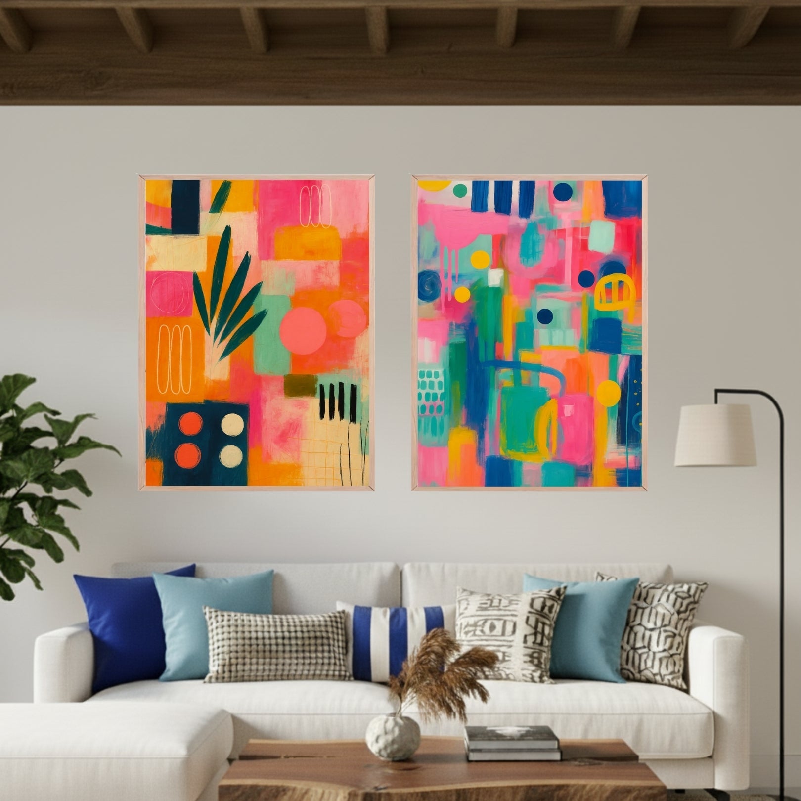 Set de 2 Abstracto #2