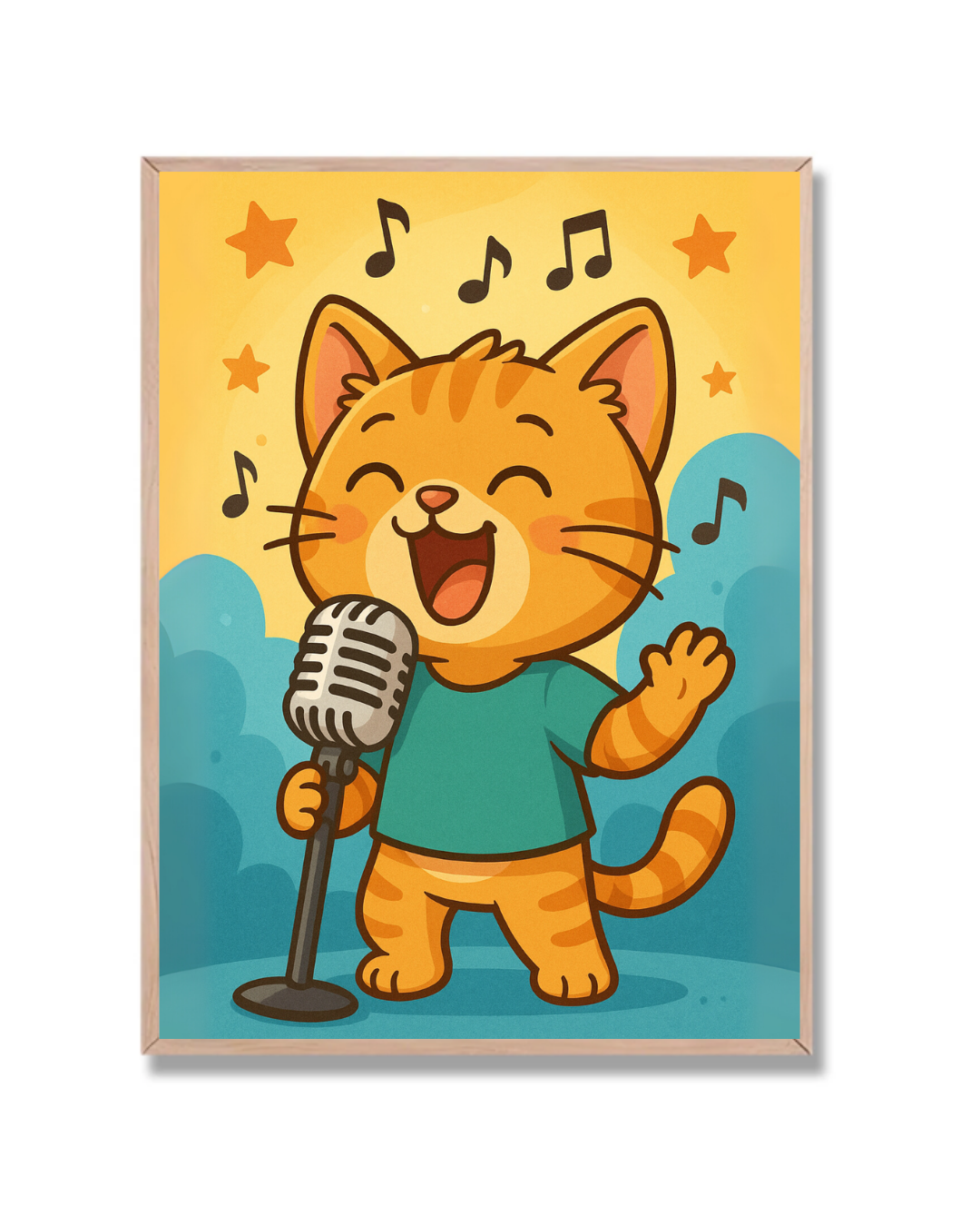 Gato cantando Infantil 1
