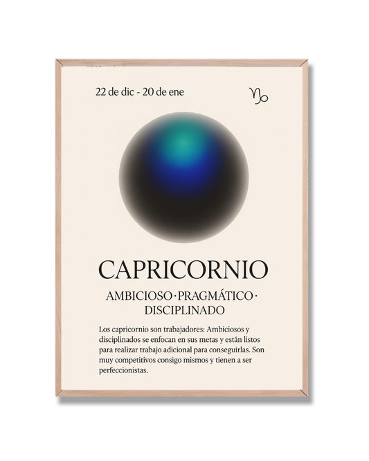 Capricornio aura descriptiva