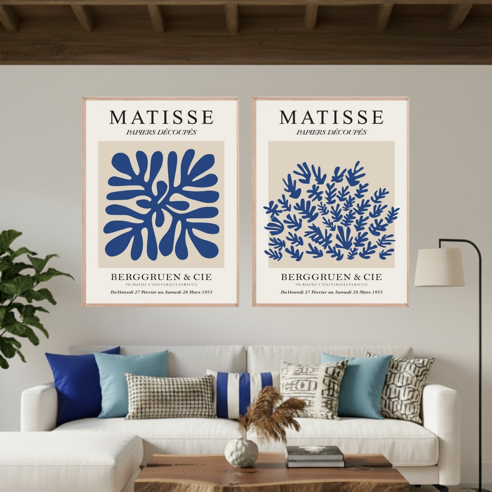 Set de 2 Matisse Azul #2