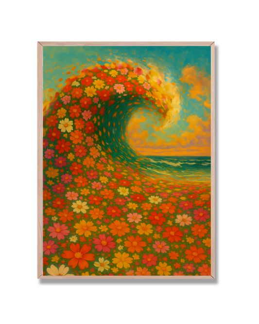 Ola de flores