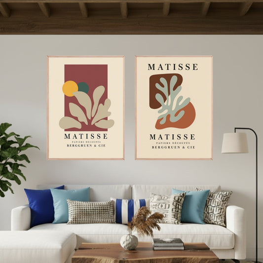 Set de 2 Matisse Marrón