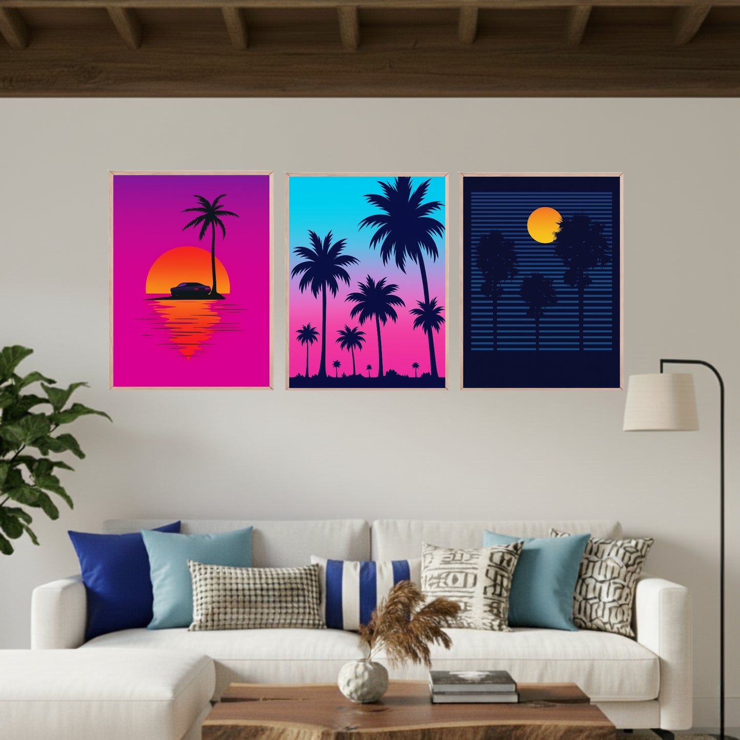 Set de 3 Miami Retro Vibes