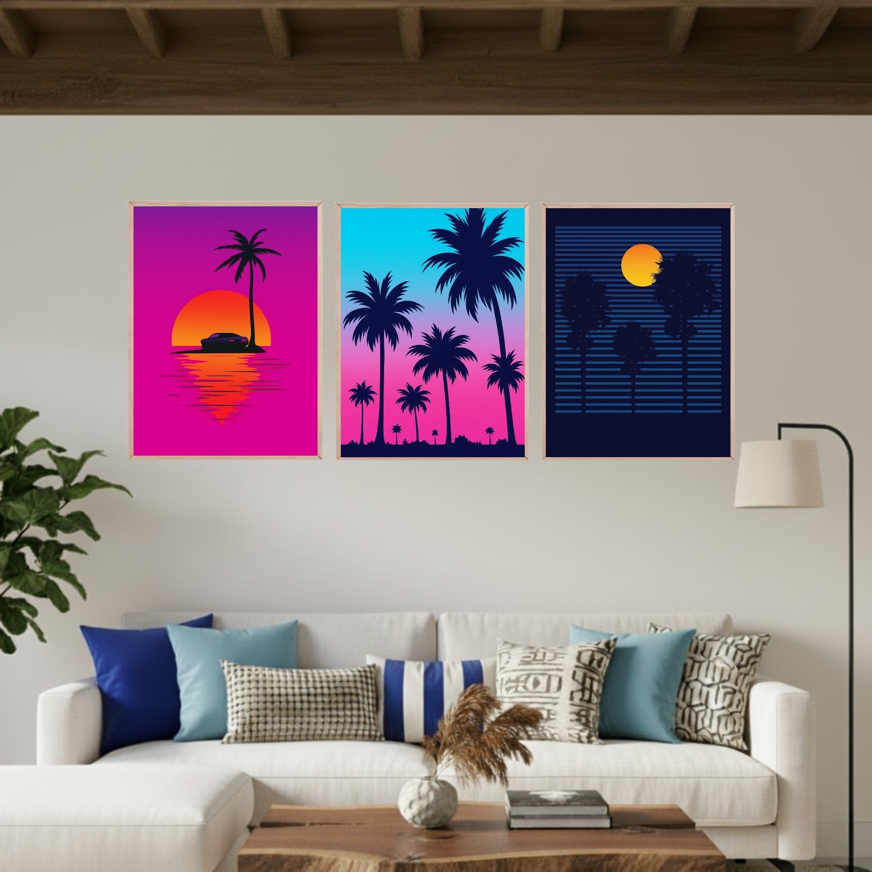 Set de 3 Miami Retro Vibes