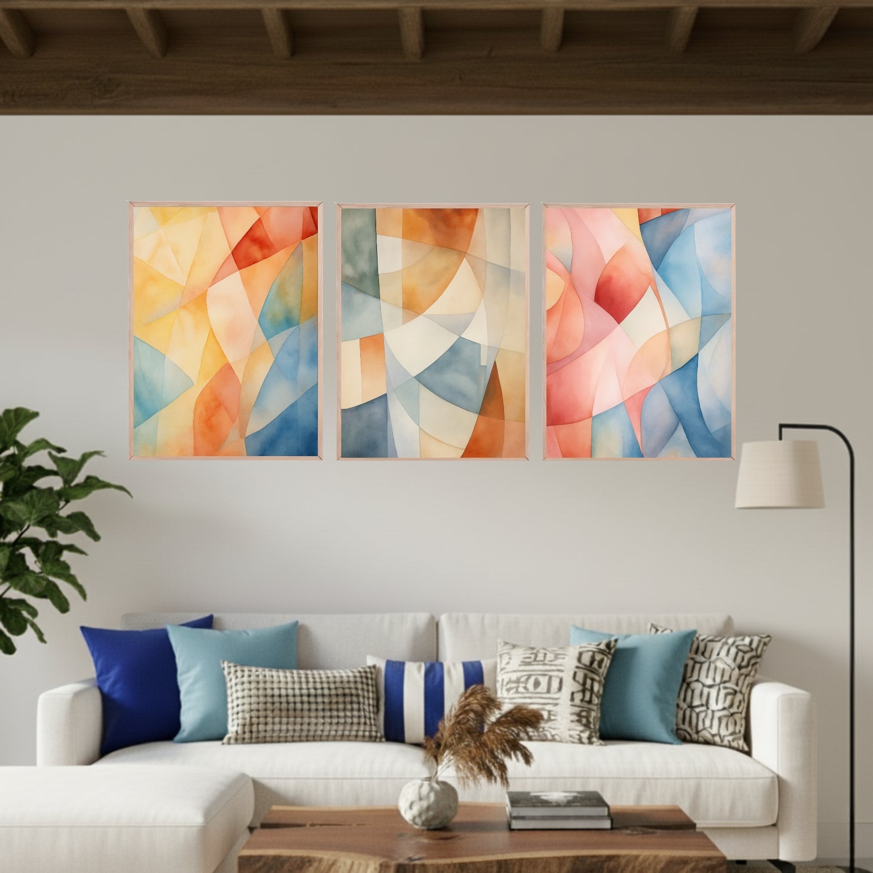 Set de 3 Abstracto #23