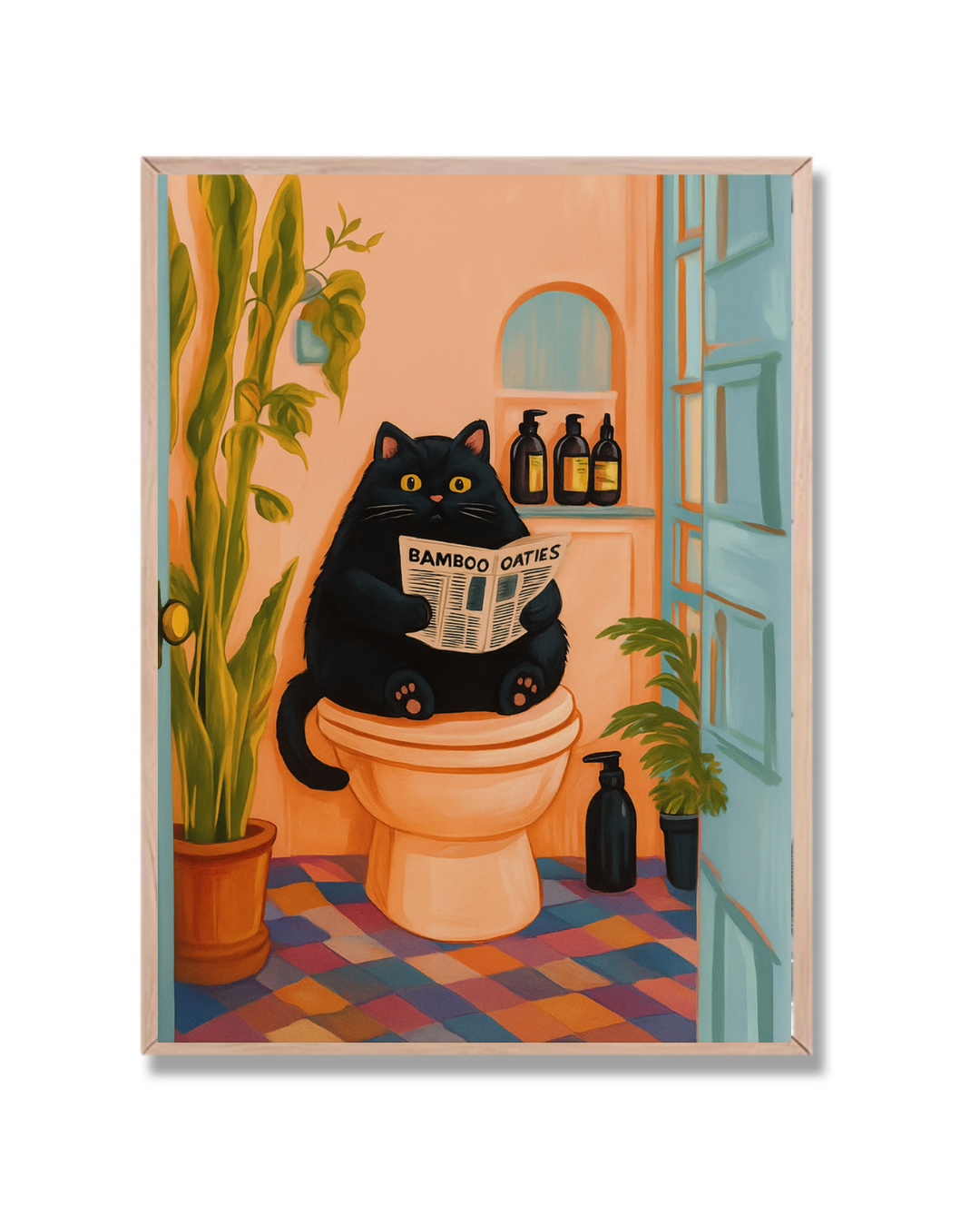 Gato en su Trono