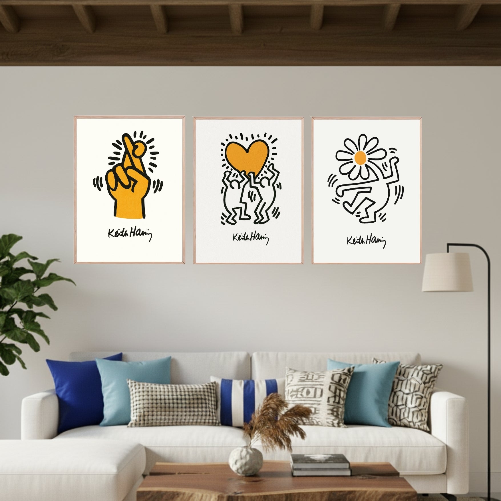 Set de 3 Keith Haring #1