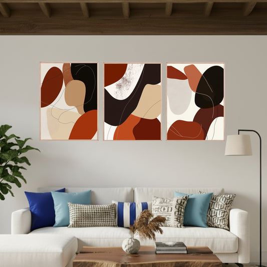 Set de 3 Abstracto #6