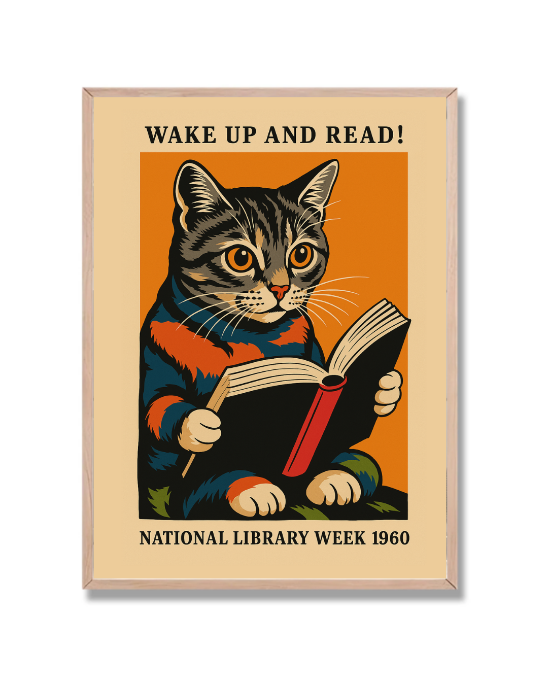 Gato Wake up and read 2