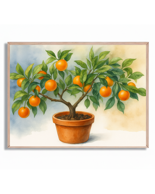 Naranjo en maceta