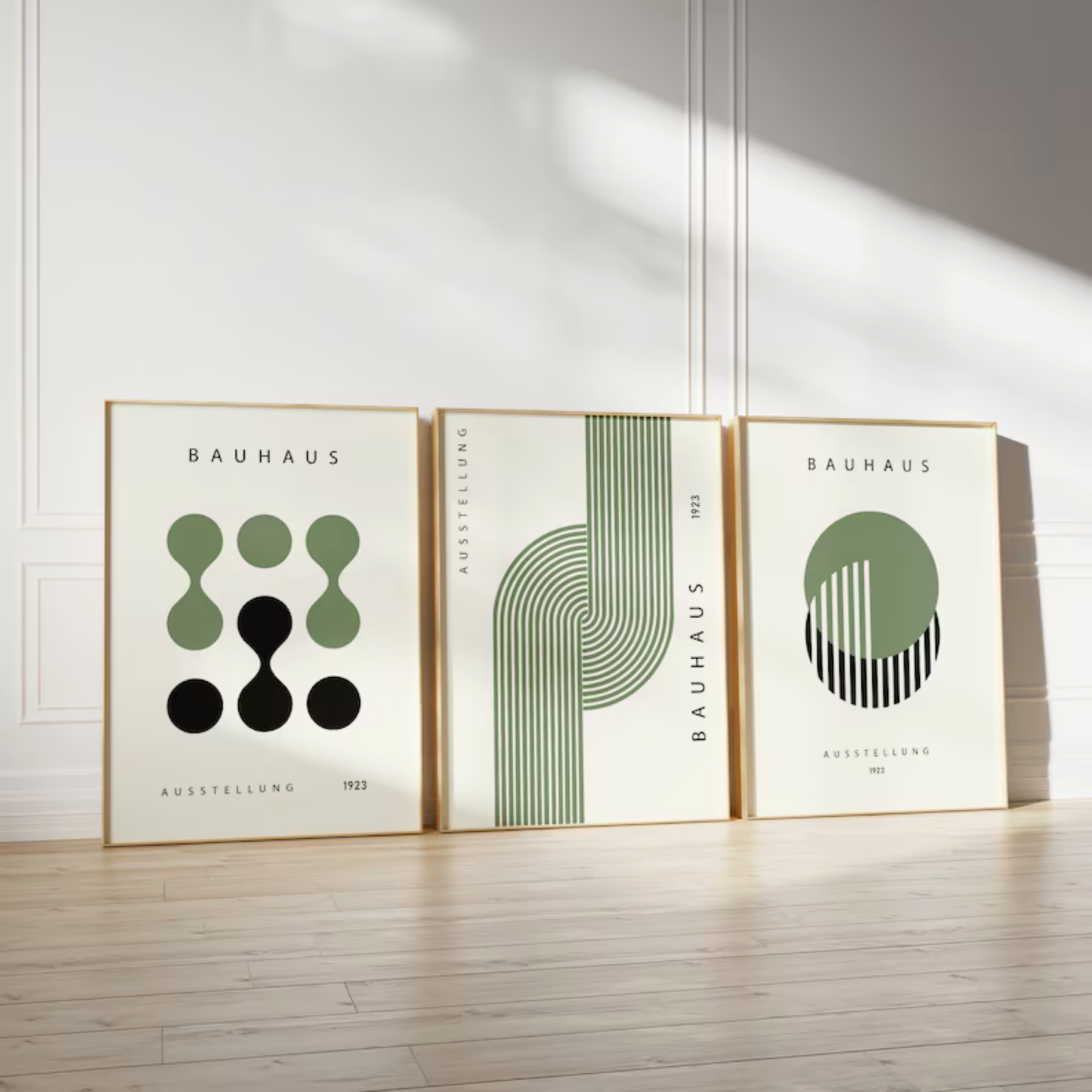 Set de 3 Bauhaus Verde Salvia
