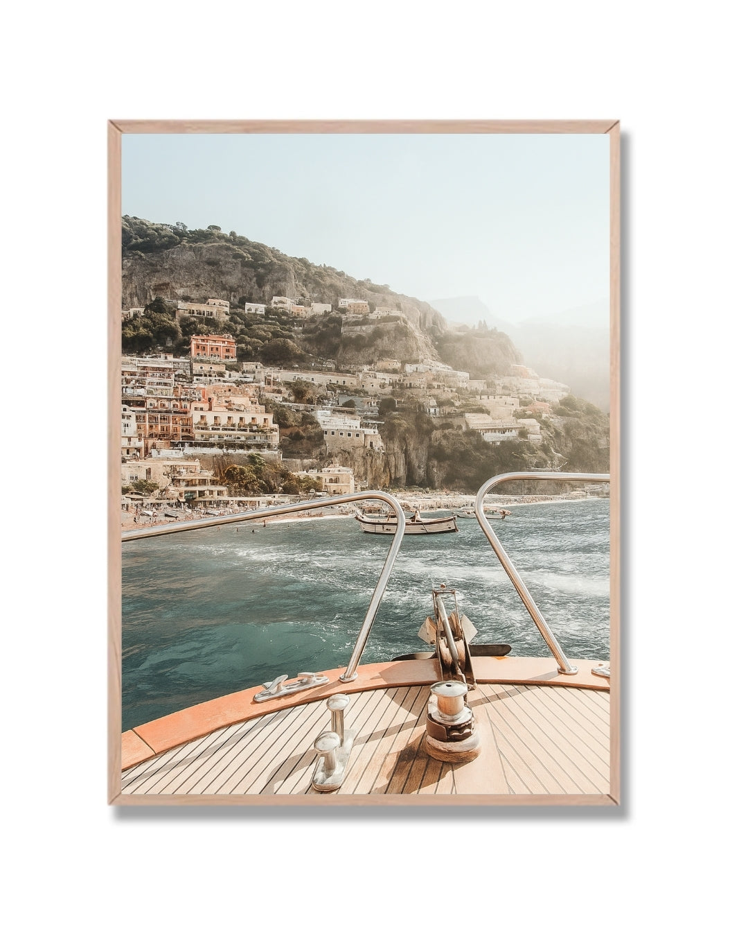 Vista barco de Positano