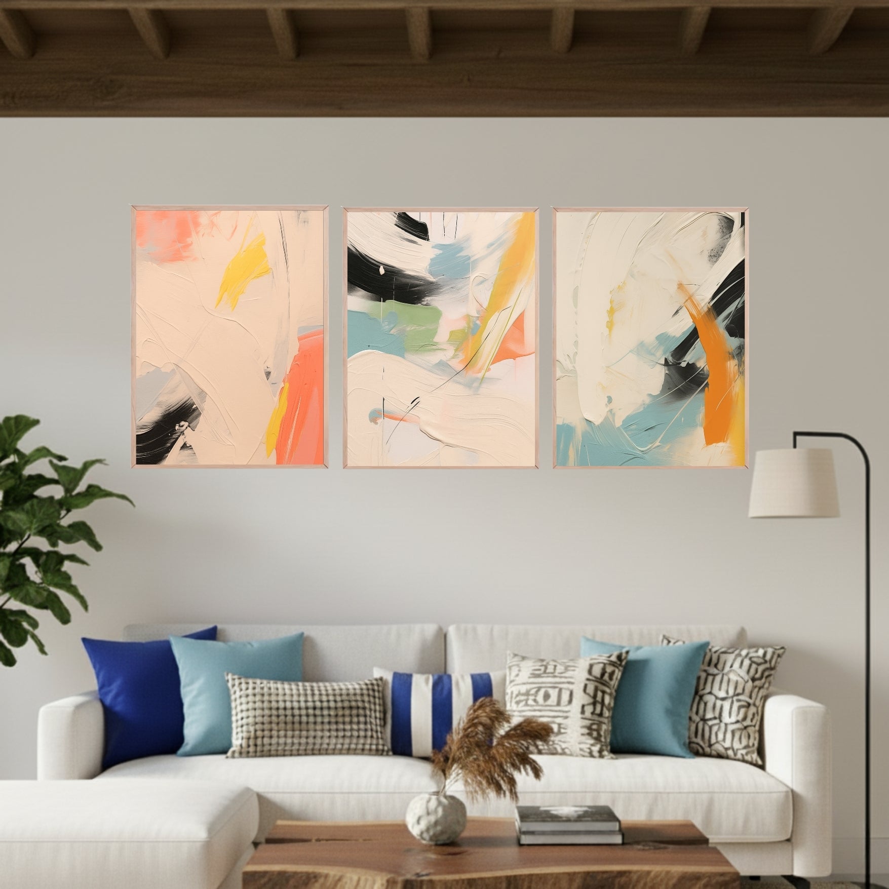 Set de 3 Abstracto #12