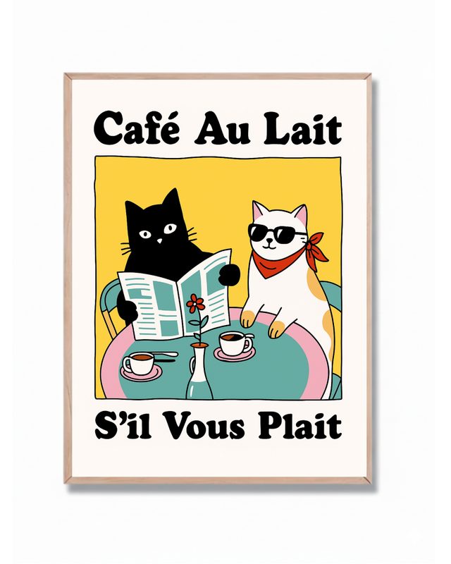 Gatos Café Au Lait