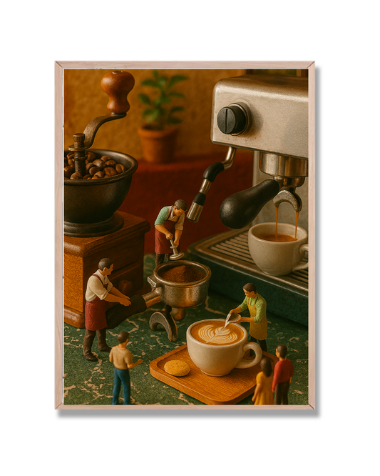 Cafetería en miniatura