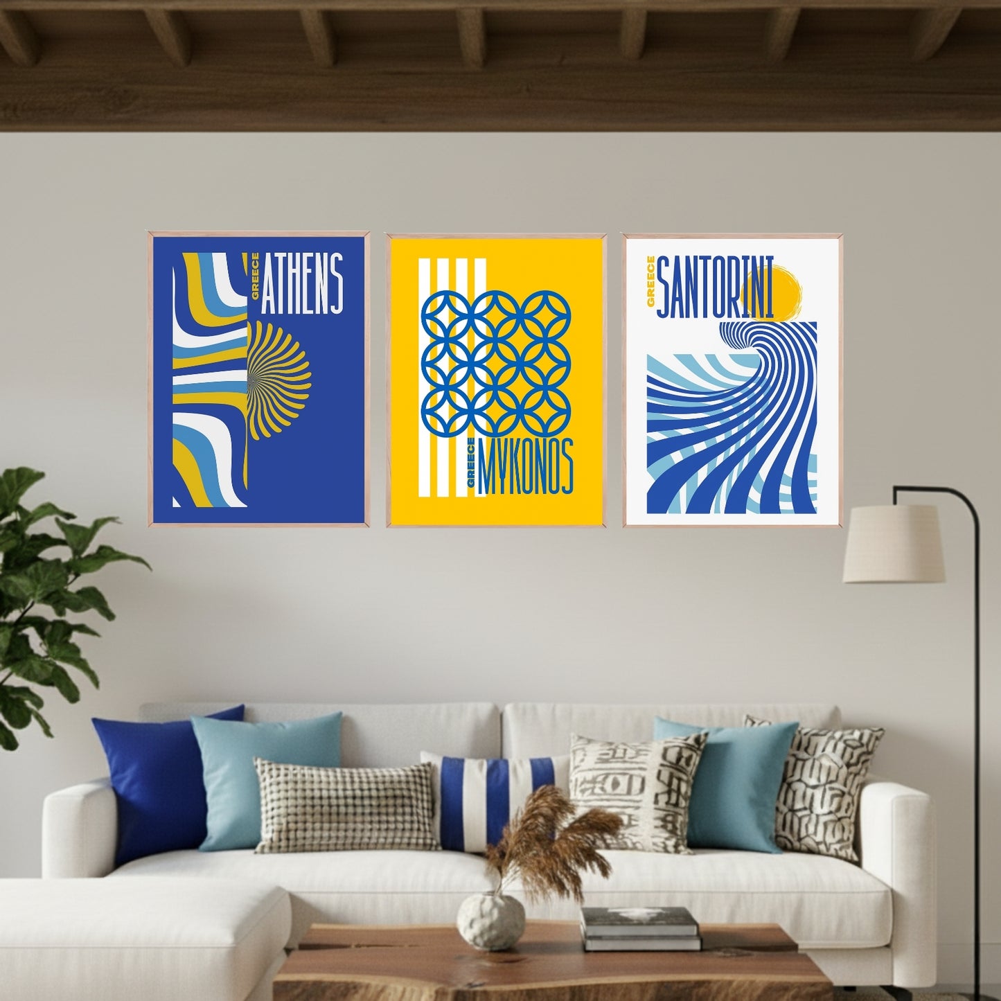 Set de 3 Grecia Retro