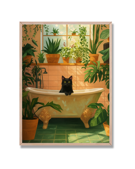 Gato en la Bañera