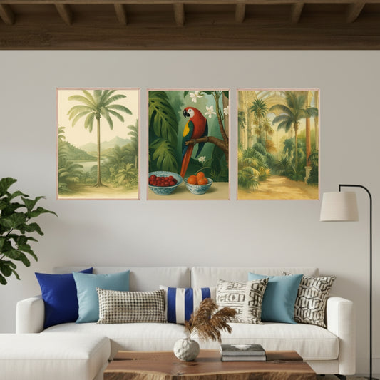 Set de 3 Trópico Vintage