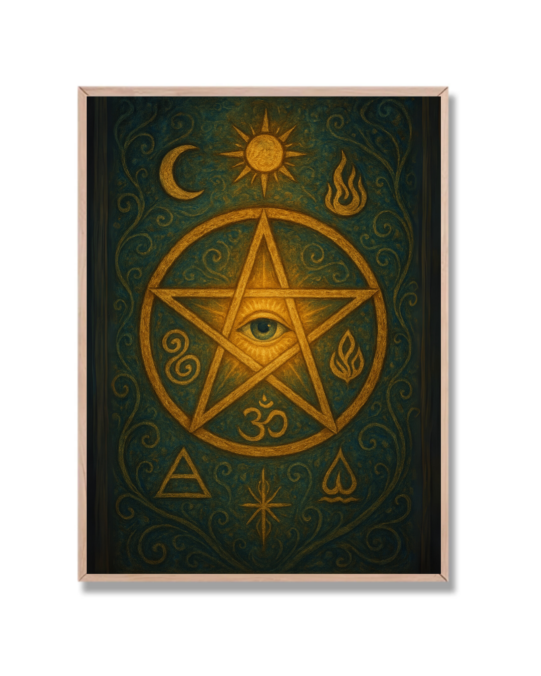 Pentagrama con ojo 2