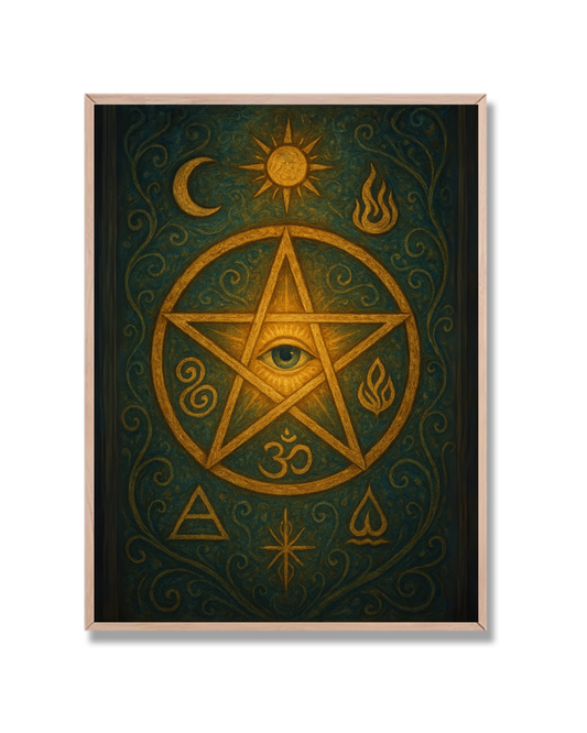 Pentagrama con ojo 2