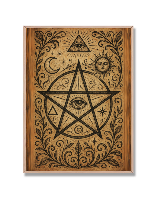 Pentagrama con ojo