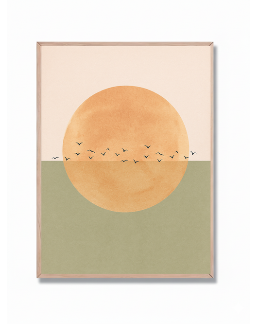 Atardecer minimalista