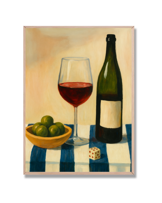 Vino y aceitunas