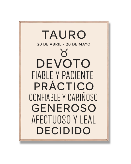 Tauro descripción