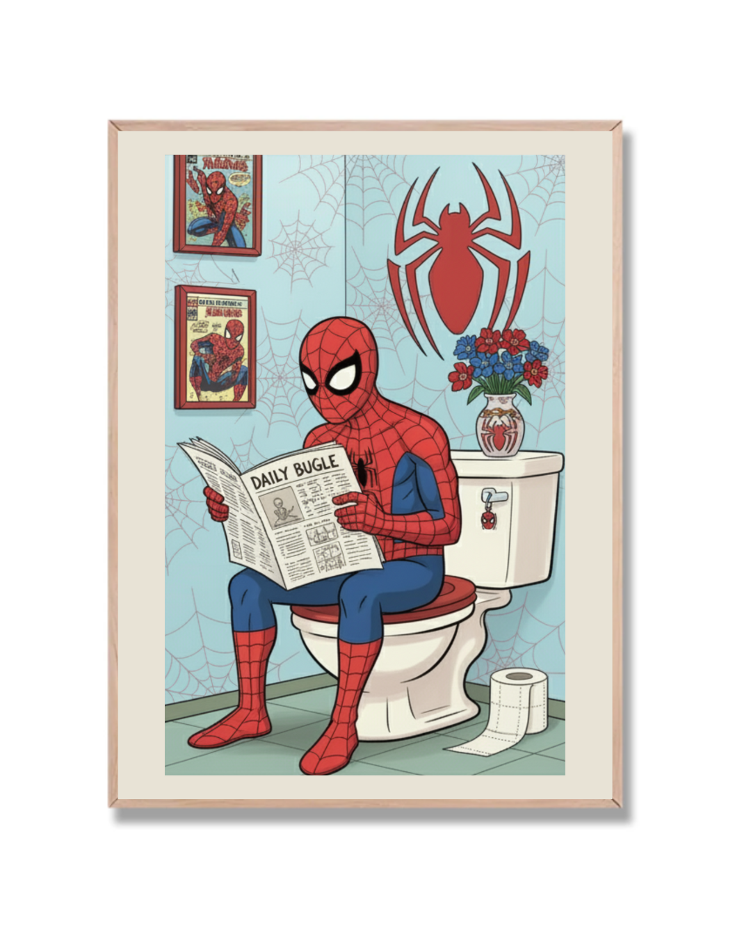Spiderman Baño