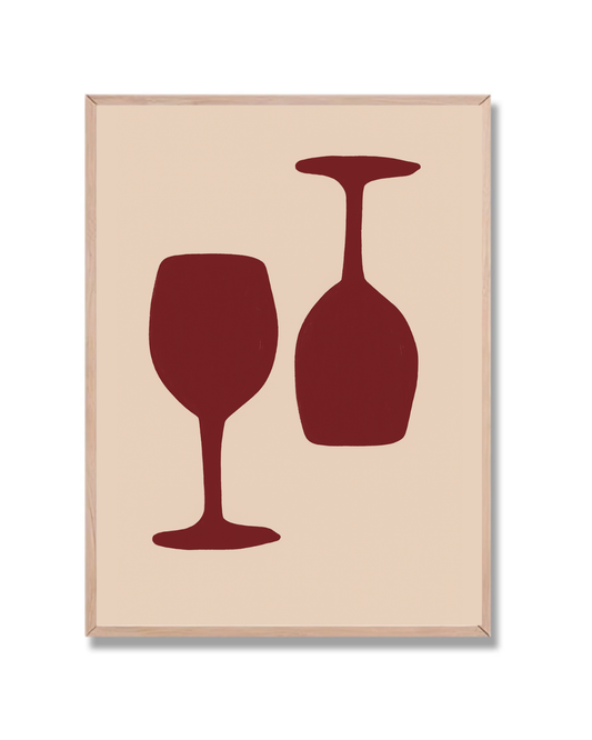 Dos copas de vino