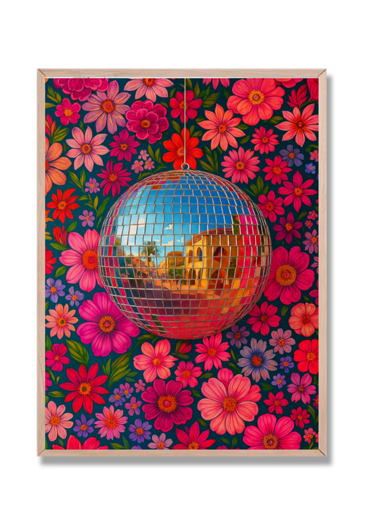 Bola Disco Flores
