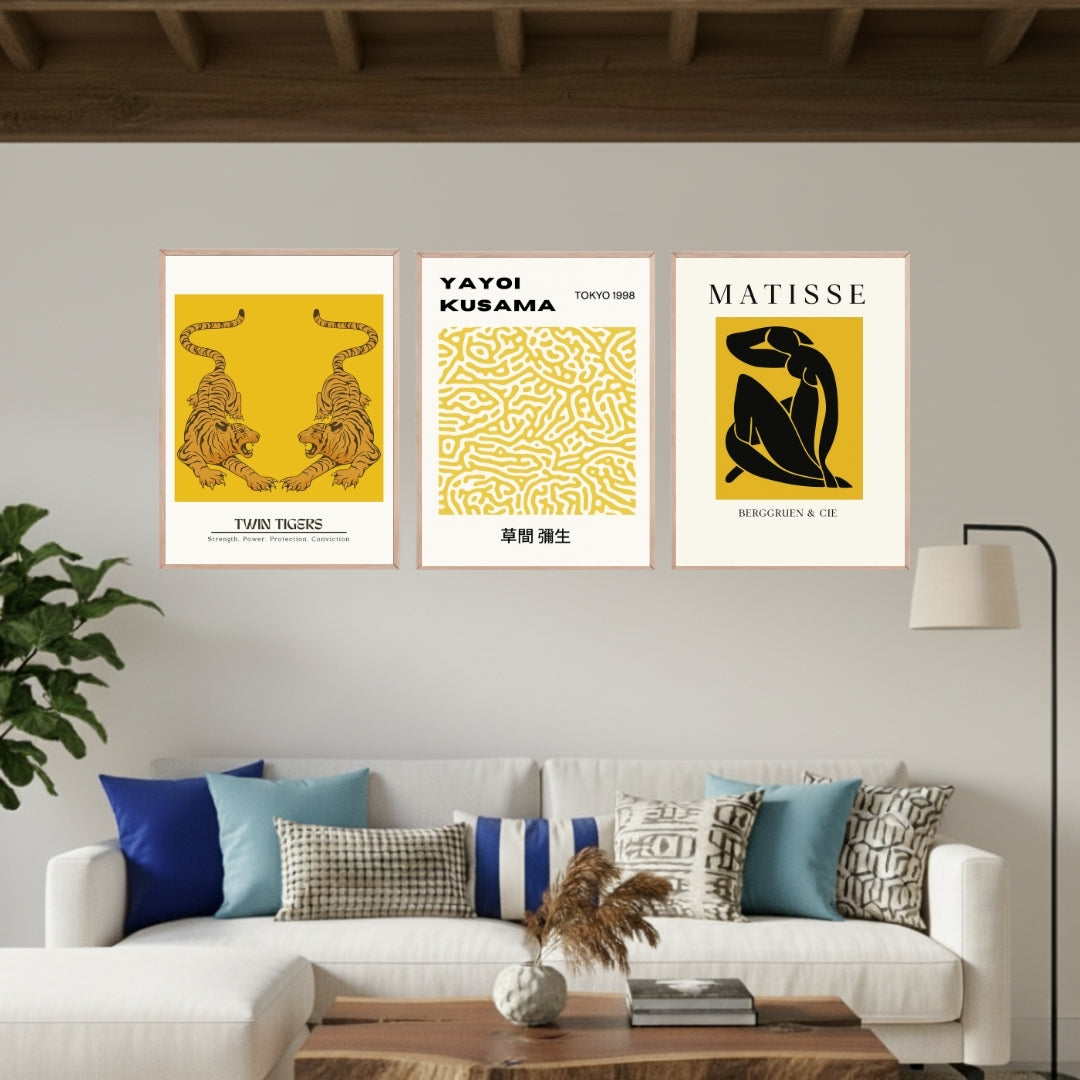 Set de 3 Artistas Amarillo #1