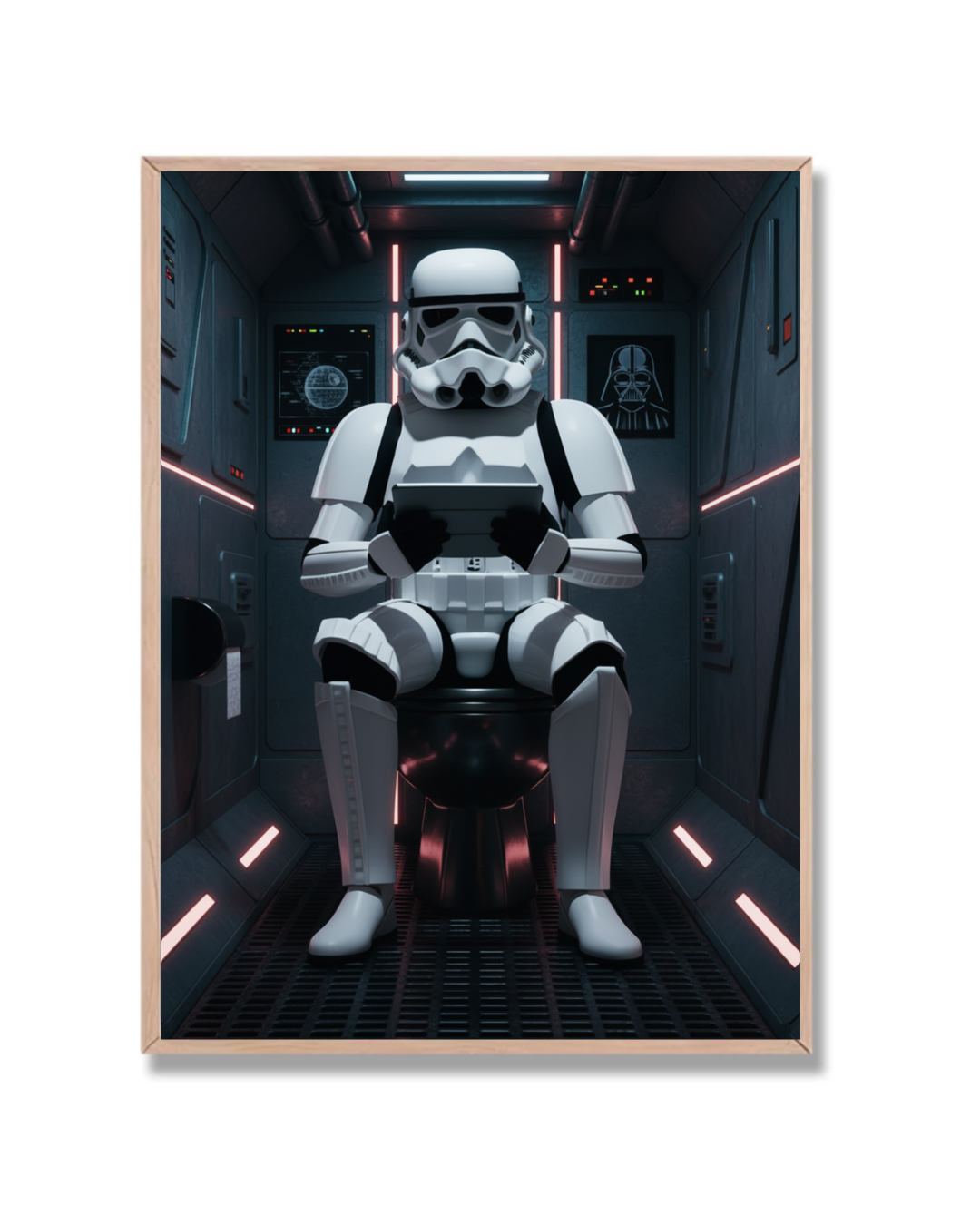 Stormtrooper en el baño