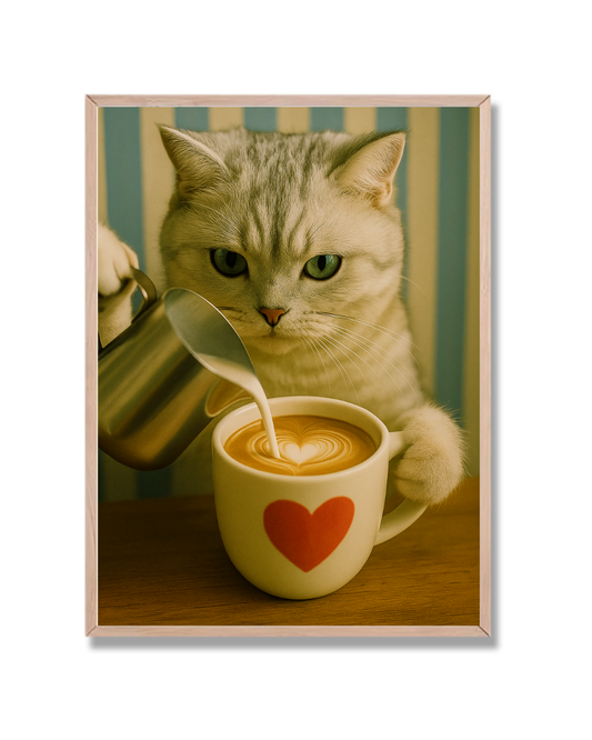 Gato barista
