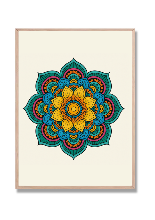 Mandala Hojas