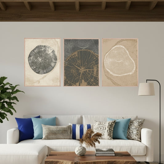 Set de 3 Anillos de Árbol #1