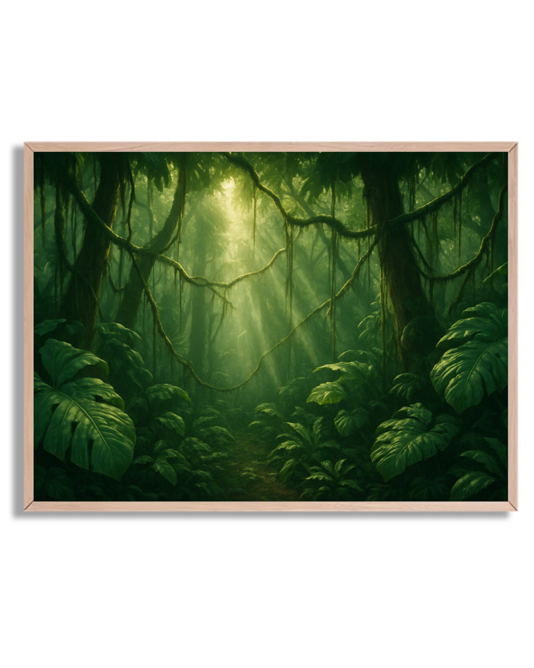 Camino en el bosque tropical