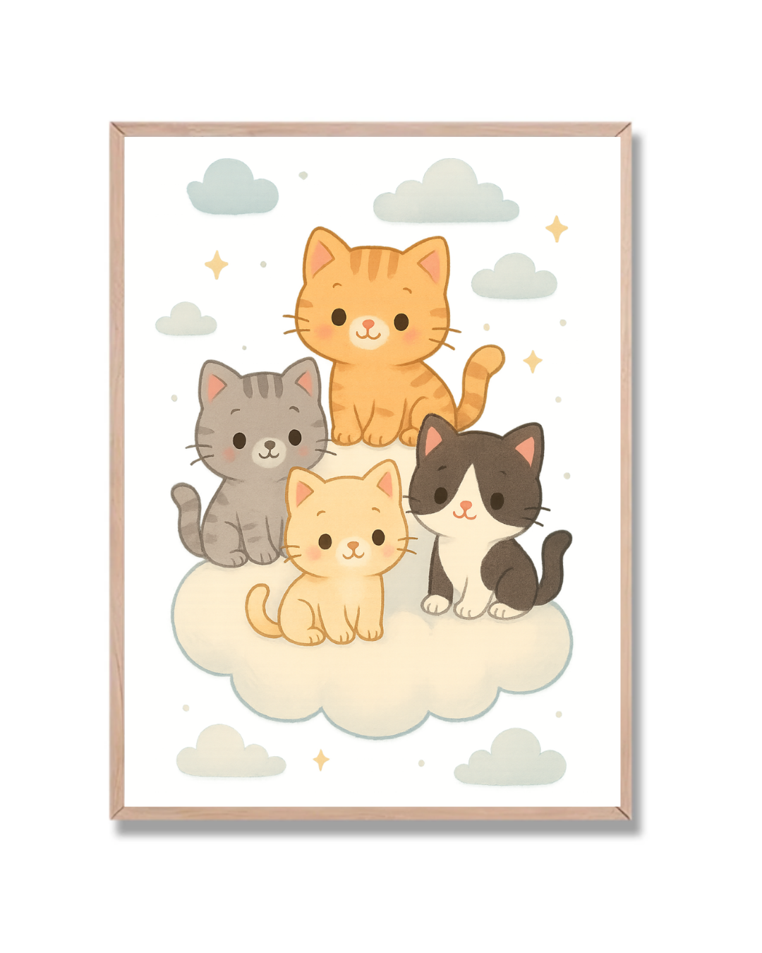 Gatitos en nube Infantil 1