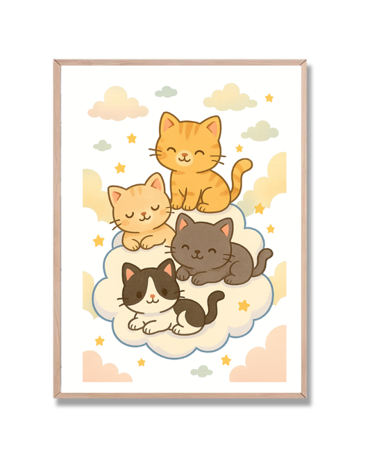 Gatitos en nube Infantil 2