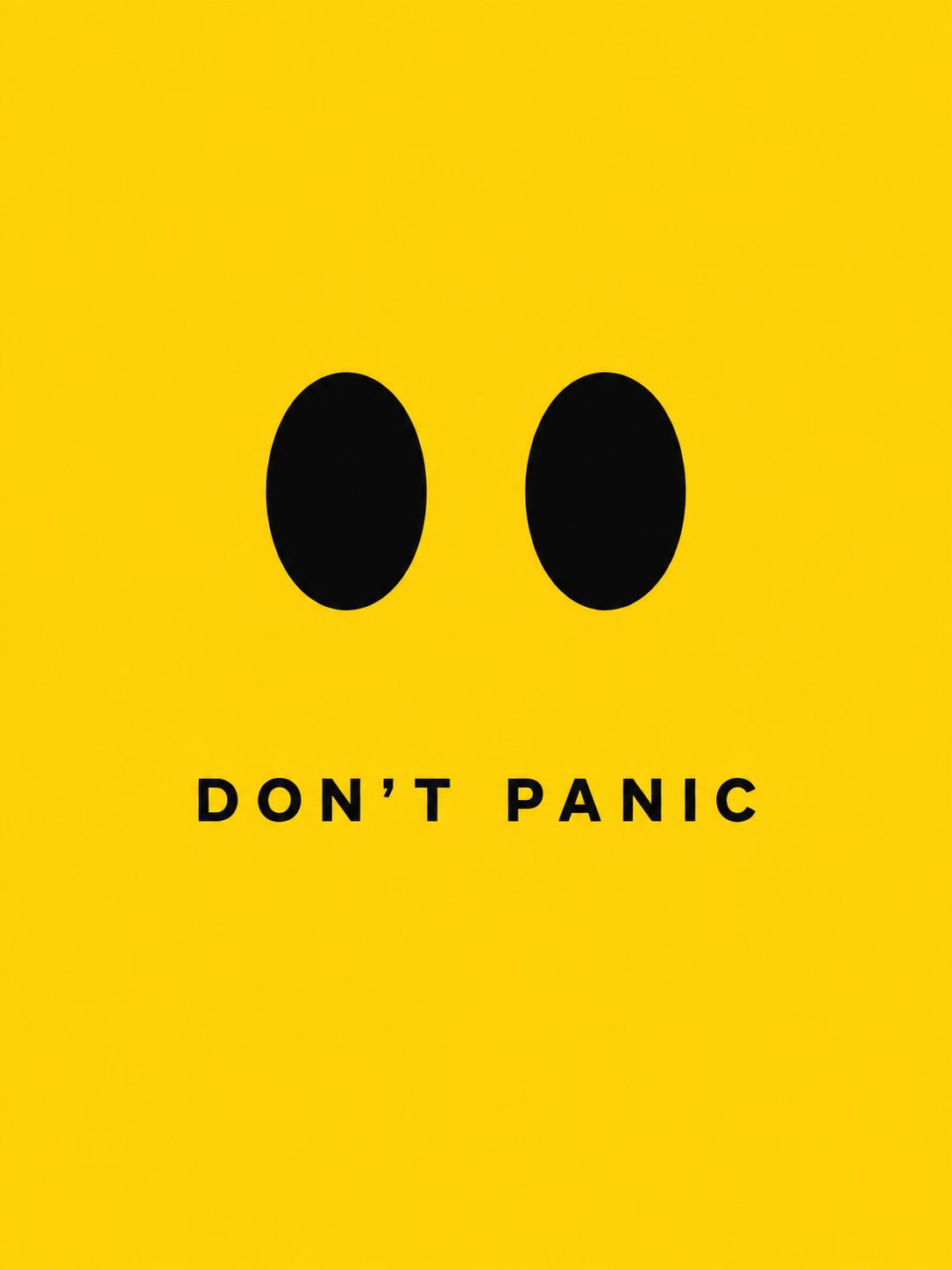 Don't Panic - cuadro decorativo