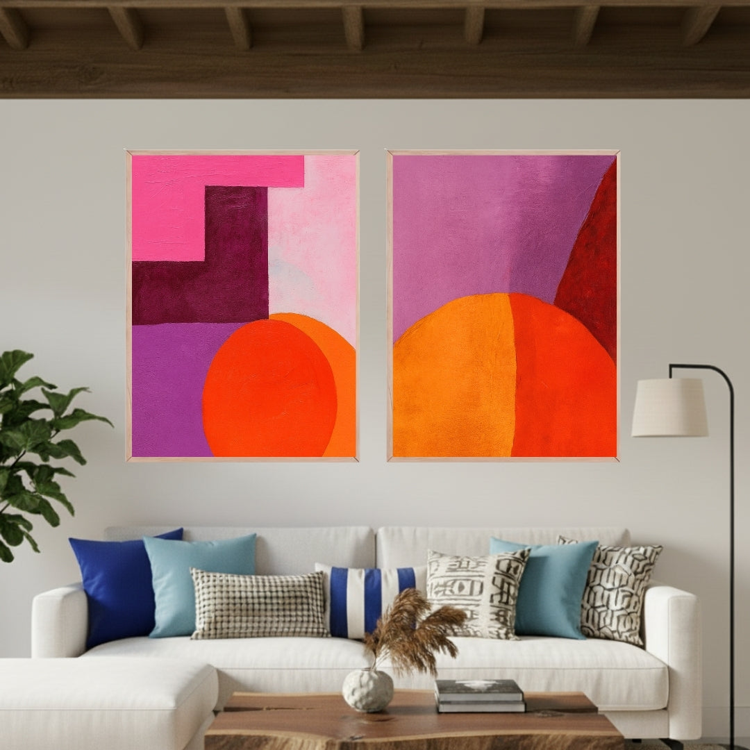 Set de 2 Abstracto #75