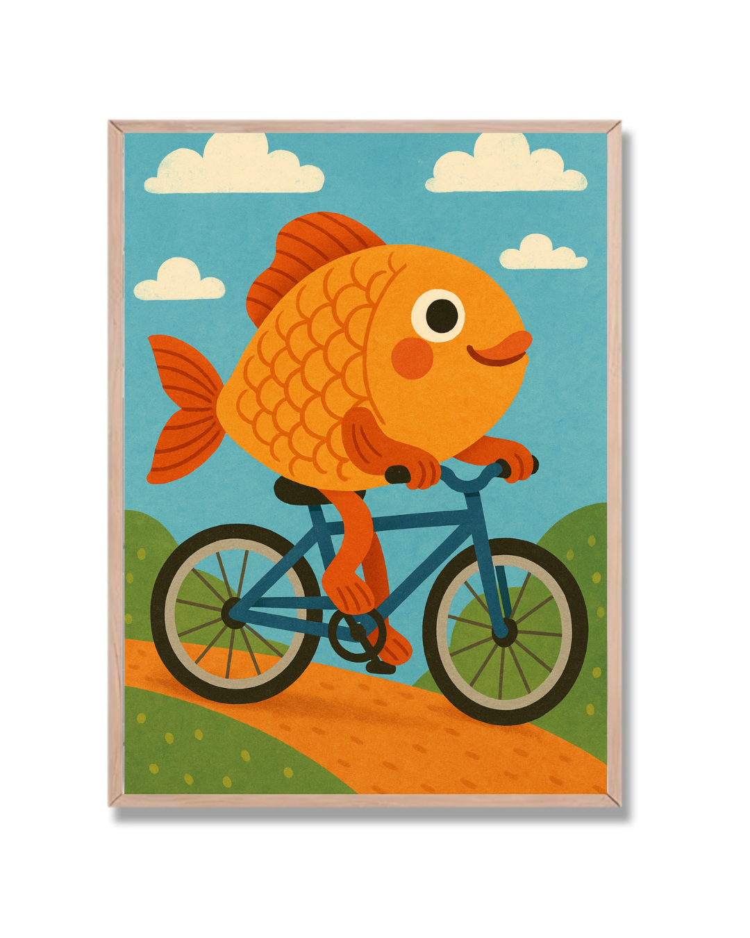 Pez en Bicicleta Infantil