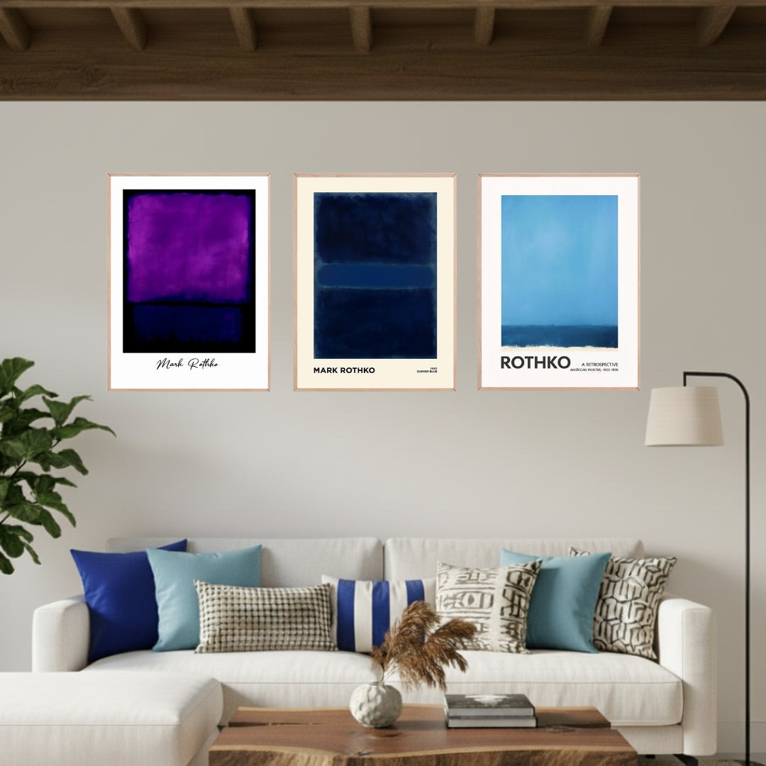 Set de 3 Rothko #1