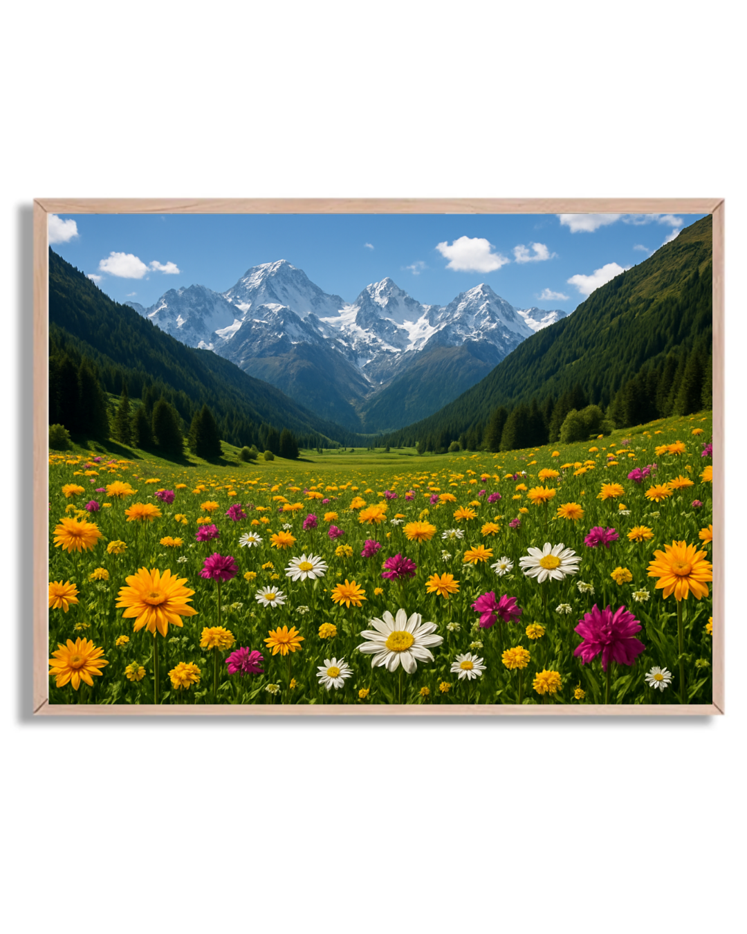 Flores silvestres en los Alpes